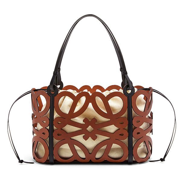 【ロエベ】Medium カーフ アナグラム カットアウト トートコピー A717Q04X010010623312